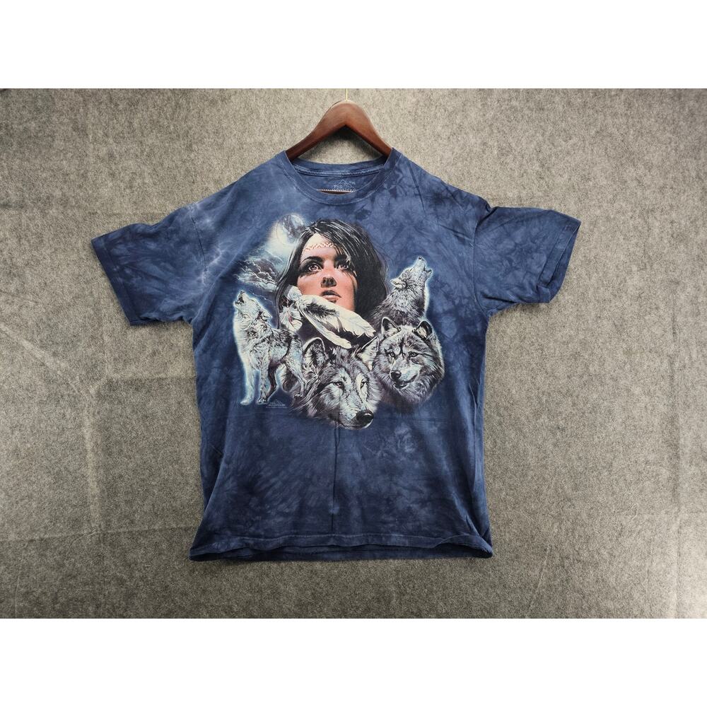 THE MOUNTAIN WOLF‎ NATIVE AMERICAN T SHIRT XL
